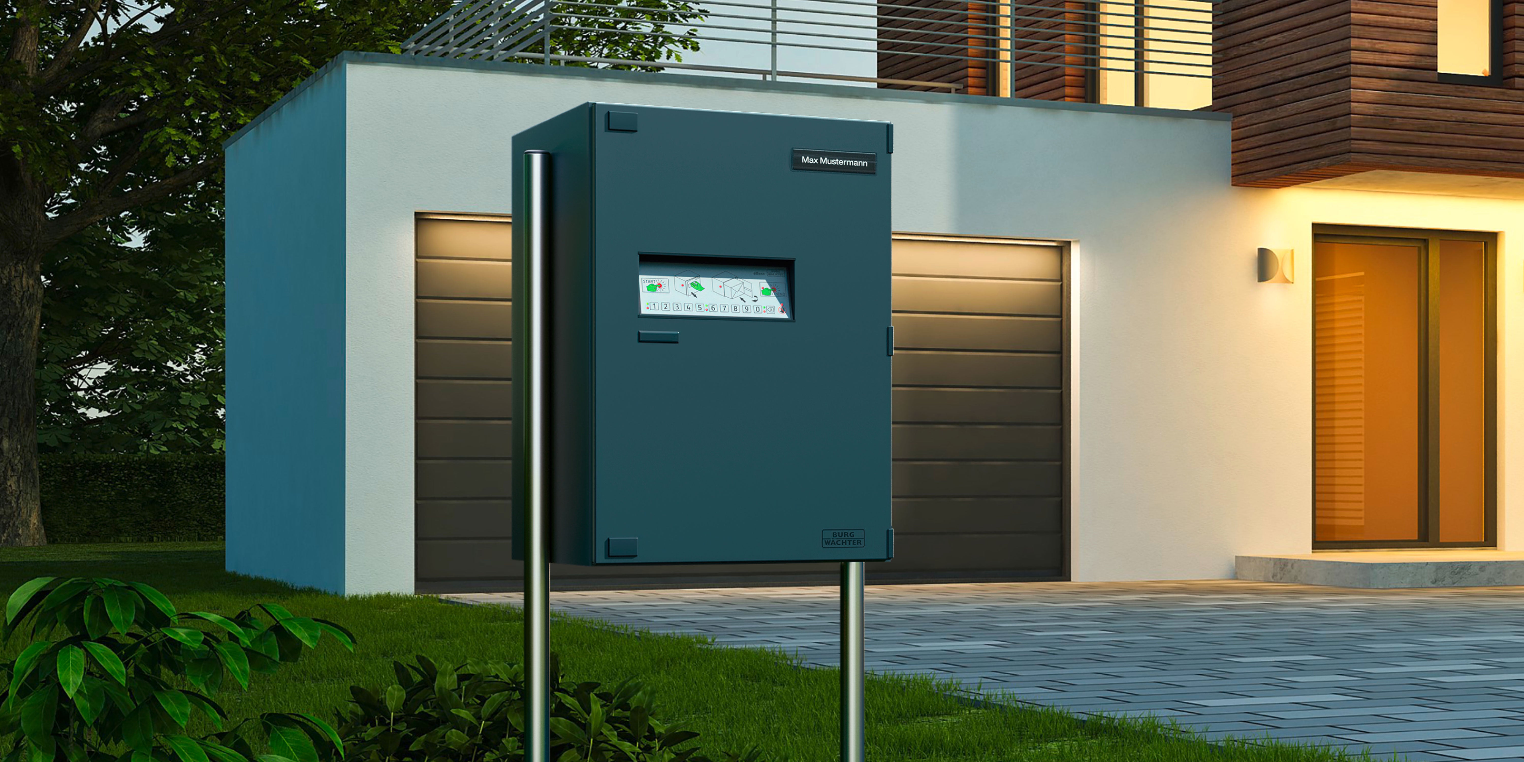 Burg-Wächter Paketbox eBoxx für draußen, für alle gängigen Paketdienste Burg-Wächter Paketbox eBoxx für draußen, für alle gängigen Paketdienste