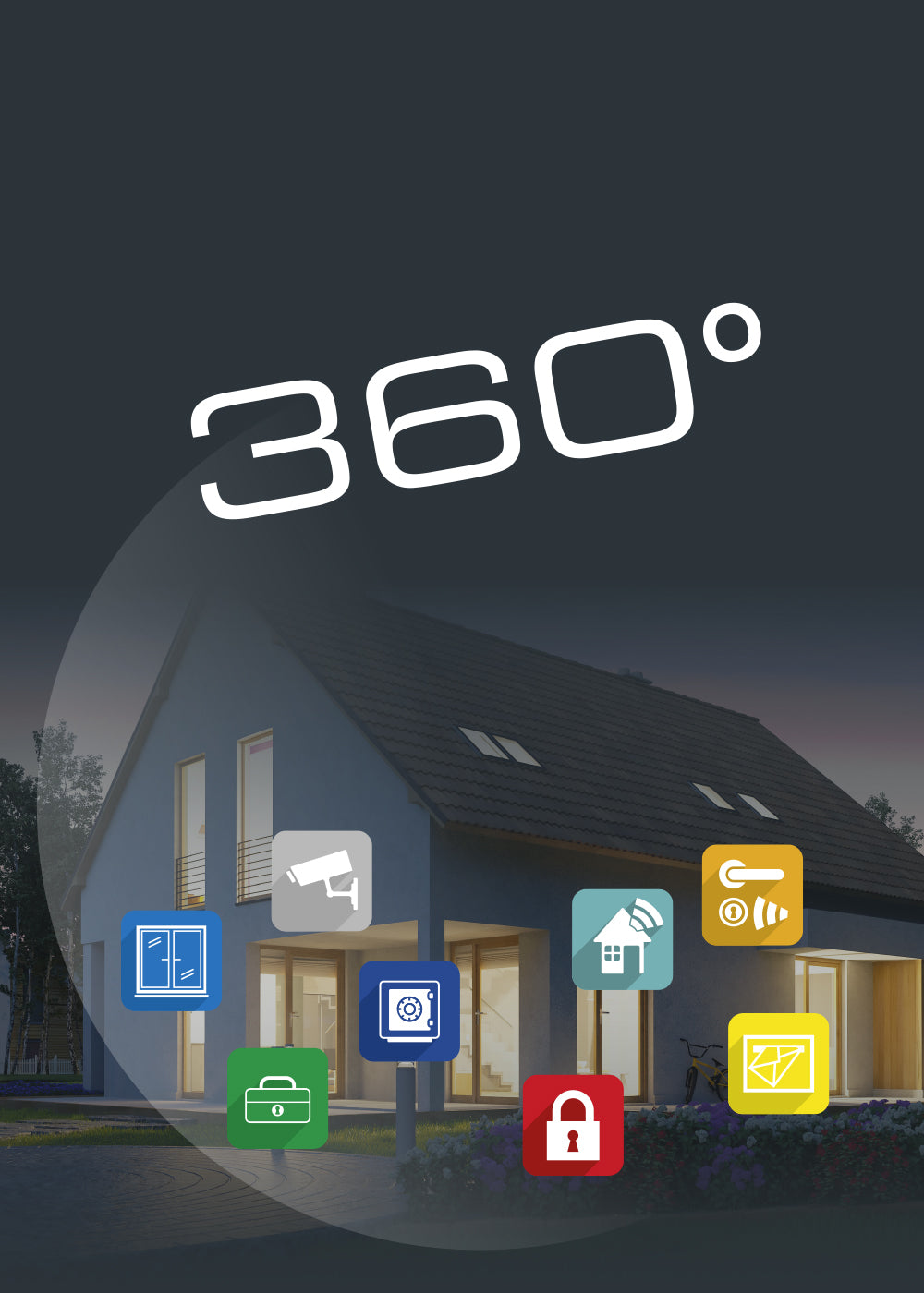 BURG-WÄCHTER 360 Grad Sicherheit rund um und im Haus