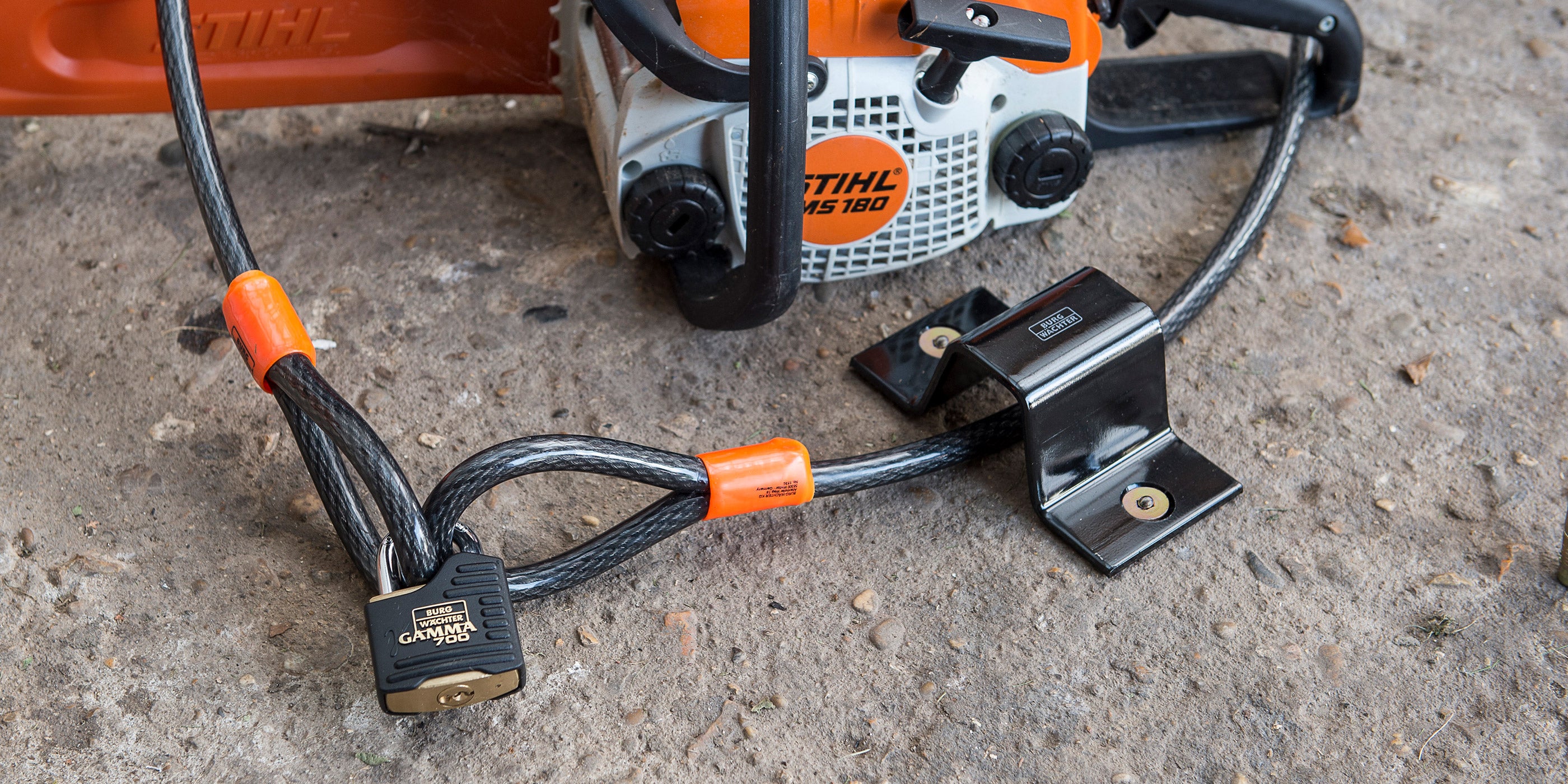 BURG-WÄCHTER besonders starkes Vorhängeschloss und Seil