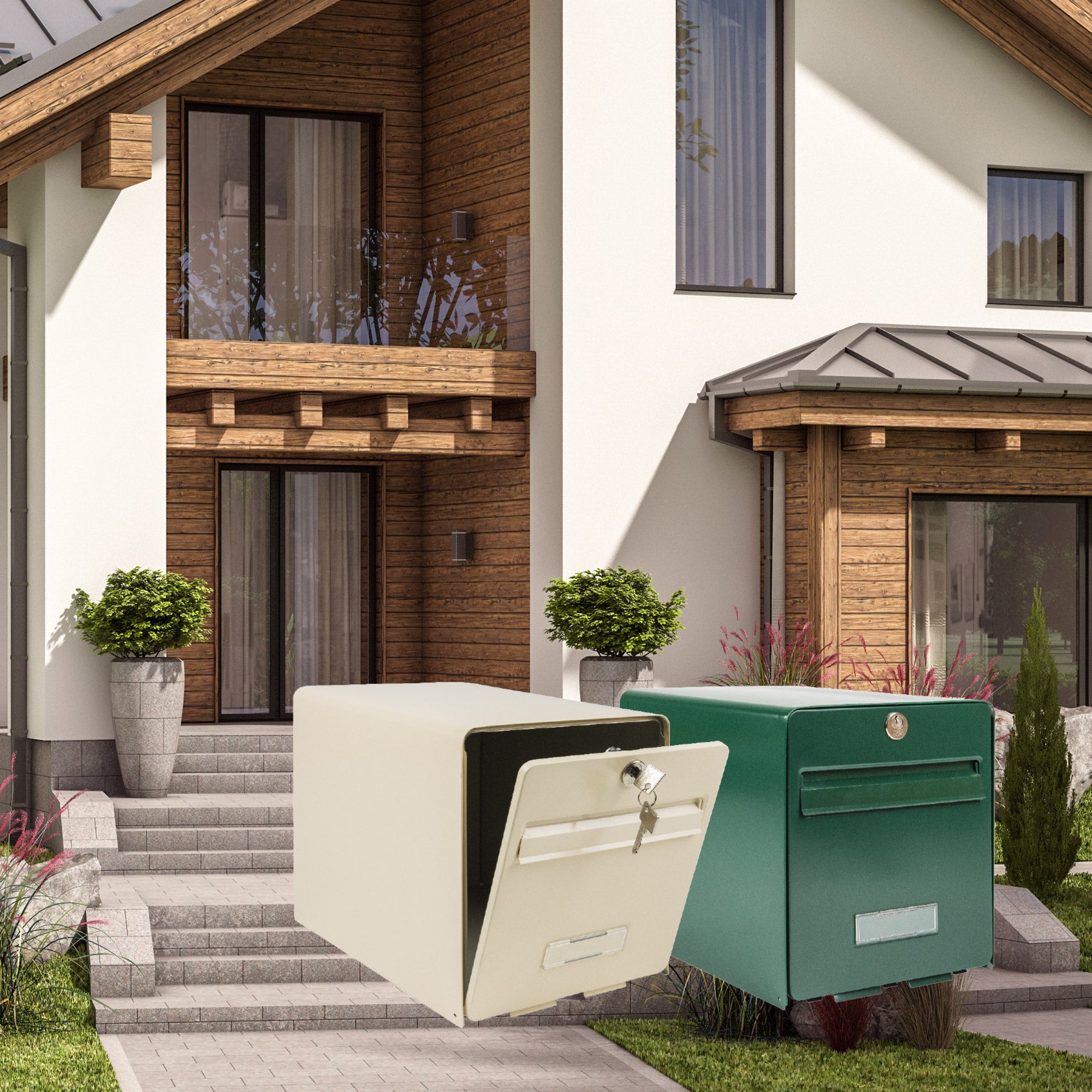 BURG-WÄCHTER Briefkasten FAVOR für Frankreich - französische Briefkästen