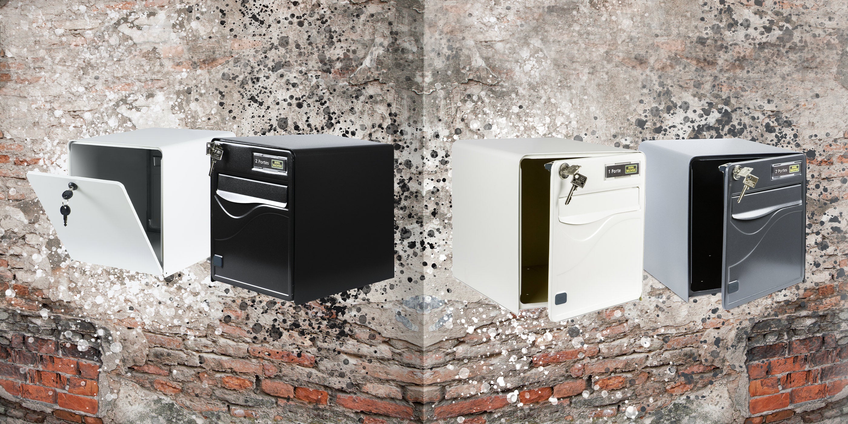 BURG-WÄCHTER Briefkasten BALTIC für Frankreich - französische Briefkästen