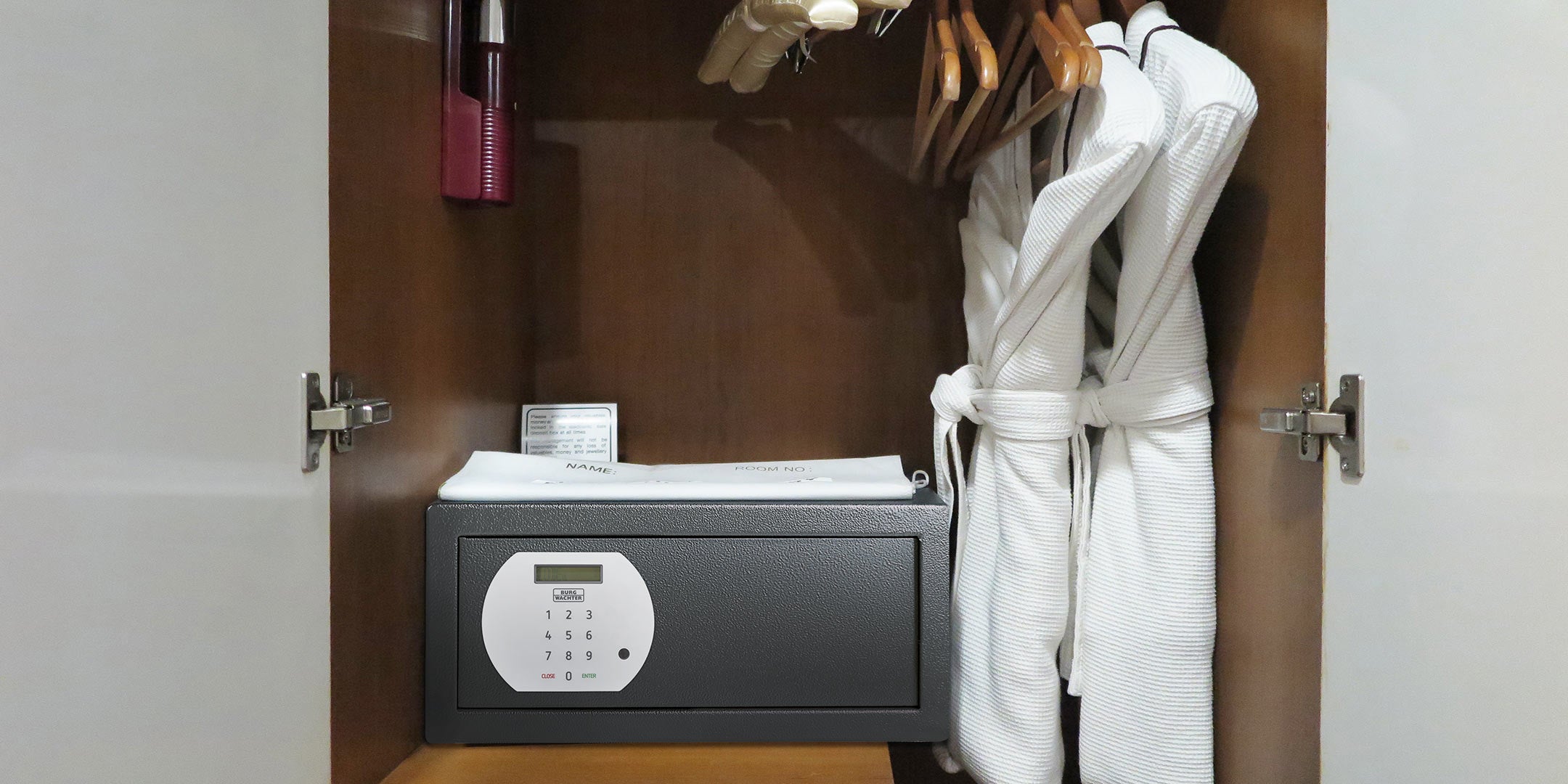 BURG-WÄCHTER Tresore für Hotels - Pure-Safe Hoteltresor