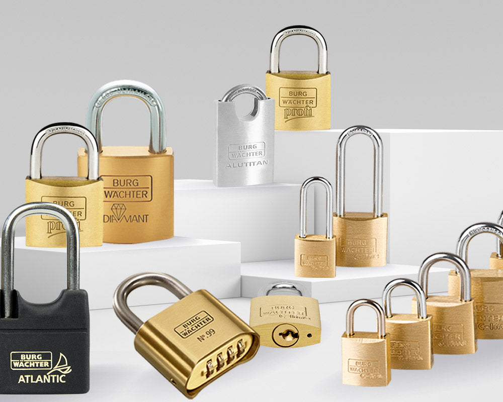 BURG-WÄCHTER Vorhängeschlösser große Auswahl unterschiedlicher Modelle