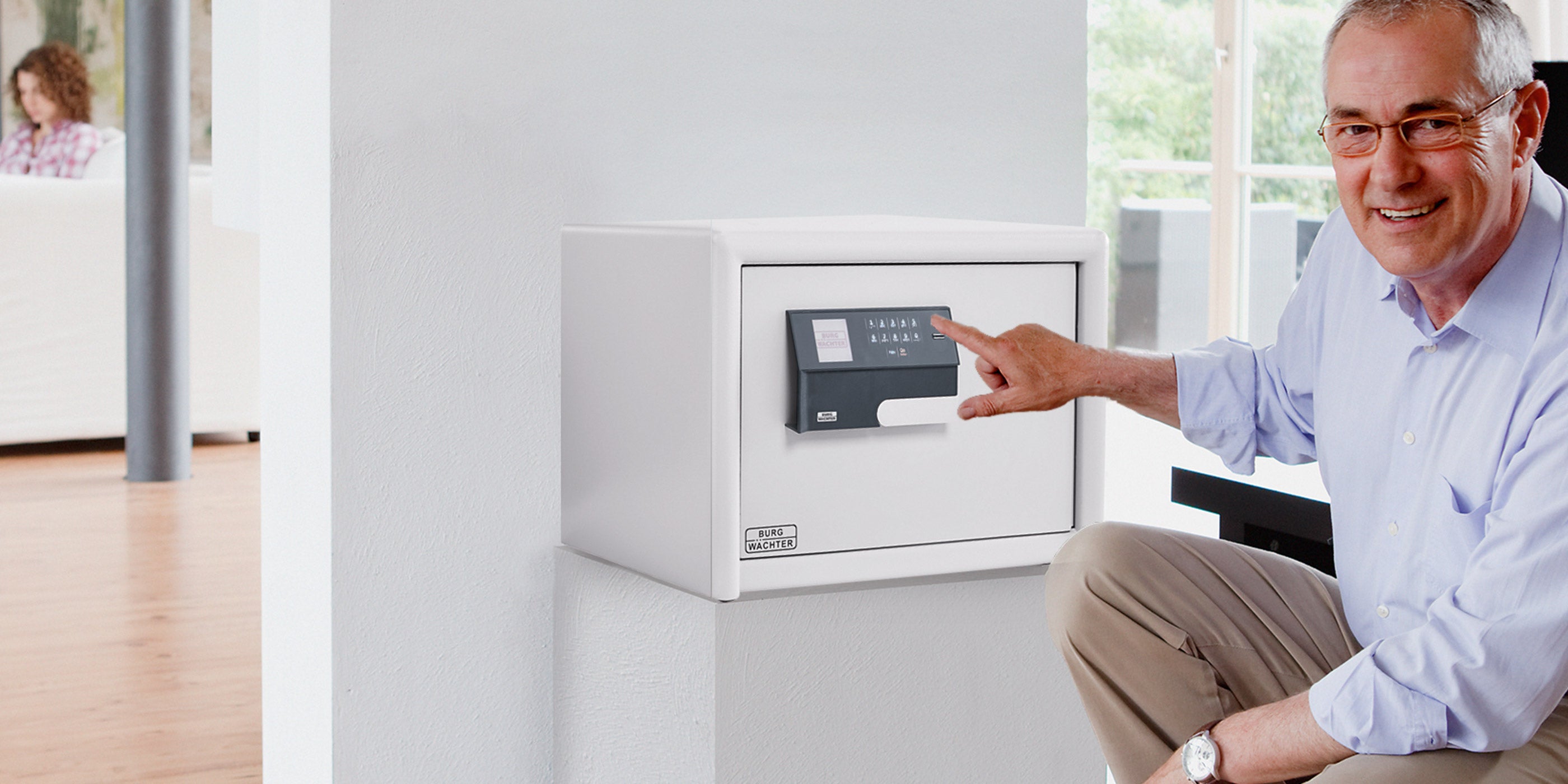 BURG-WÄCHTER Tresor Dual-Safe mit Komfort-Oeffnung