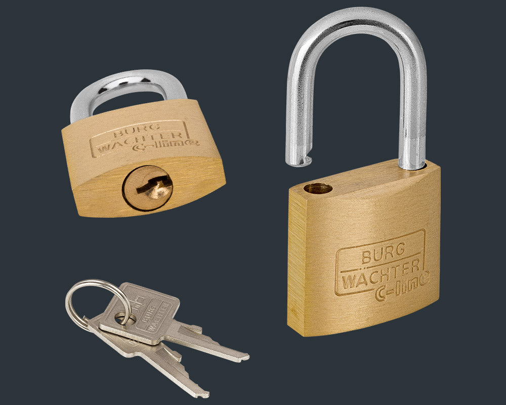 BURG-WÄCHTER Vorhängeschloss offen mit Schlüssel