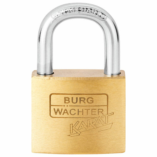Burg Wächter ME/2 SB Schlüssellochsperrer für Möbeleinsteckschlösser,  Möbeltürsicherung, Inkl. 2 Schlüssel, Gold, Zylinder-Durchmesser: 6 mm