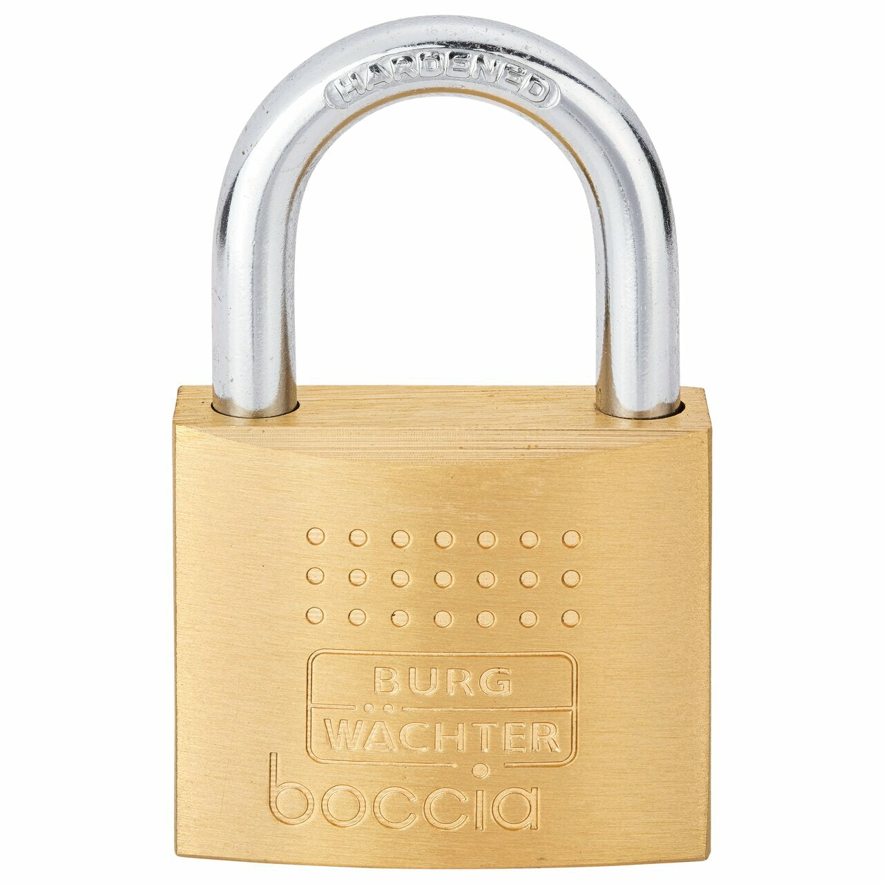 The brass padlock Boccia 450 from BURG W CHTER