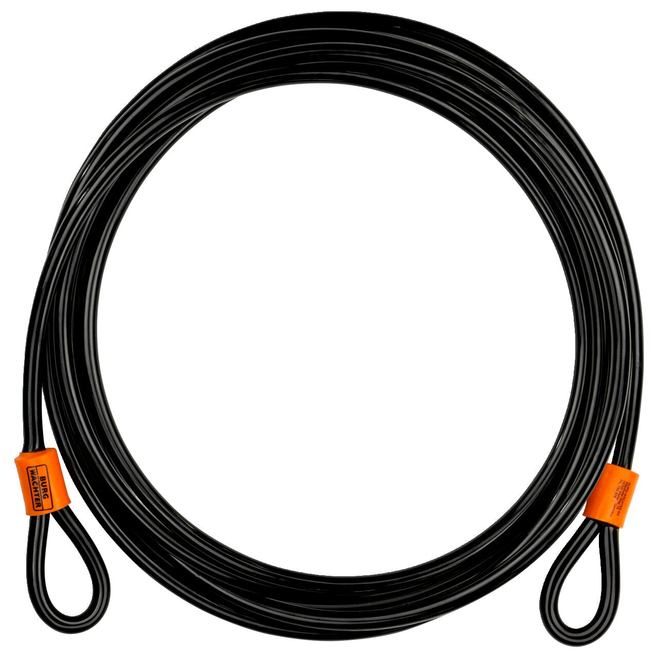 12 Câbles De Sécurité PATIKIL - Acier Inox 2mm - Longueur 30cm - Double Boucle - Pour Bagage, Vélo, éclairage