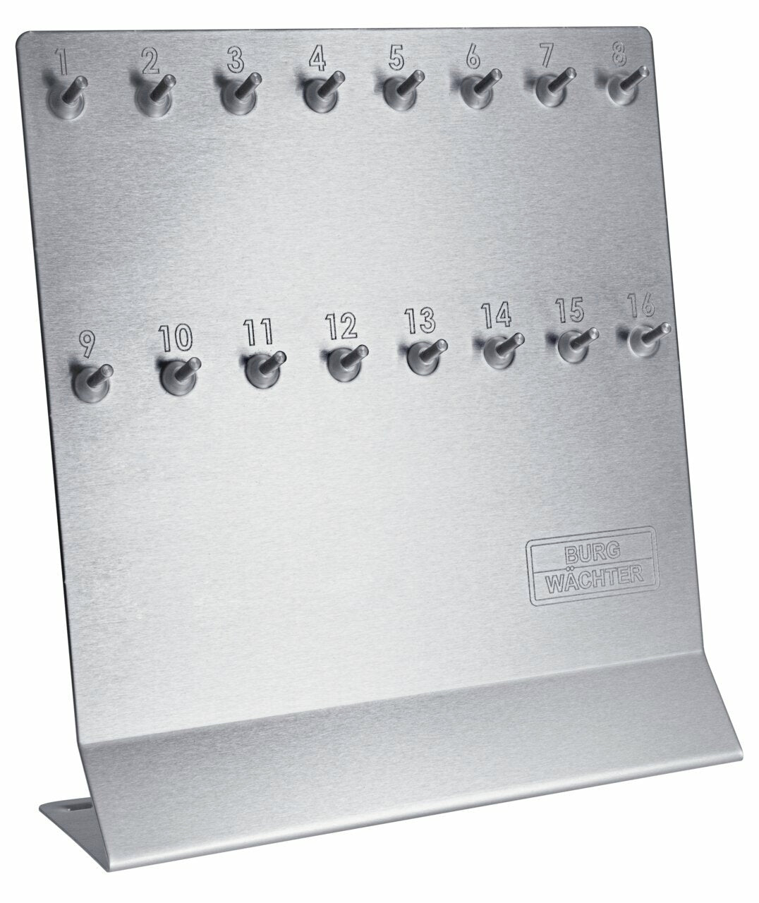 Polished stainless steel key board Ideal for vehicle fleet