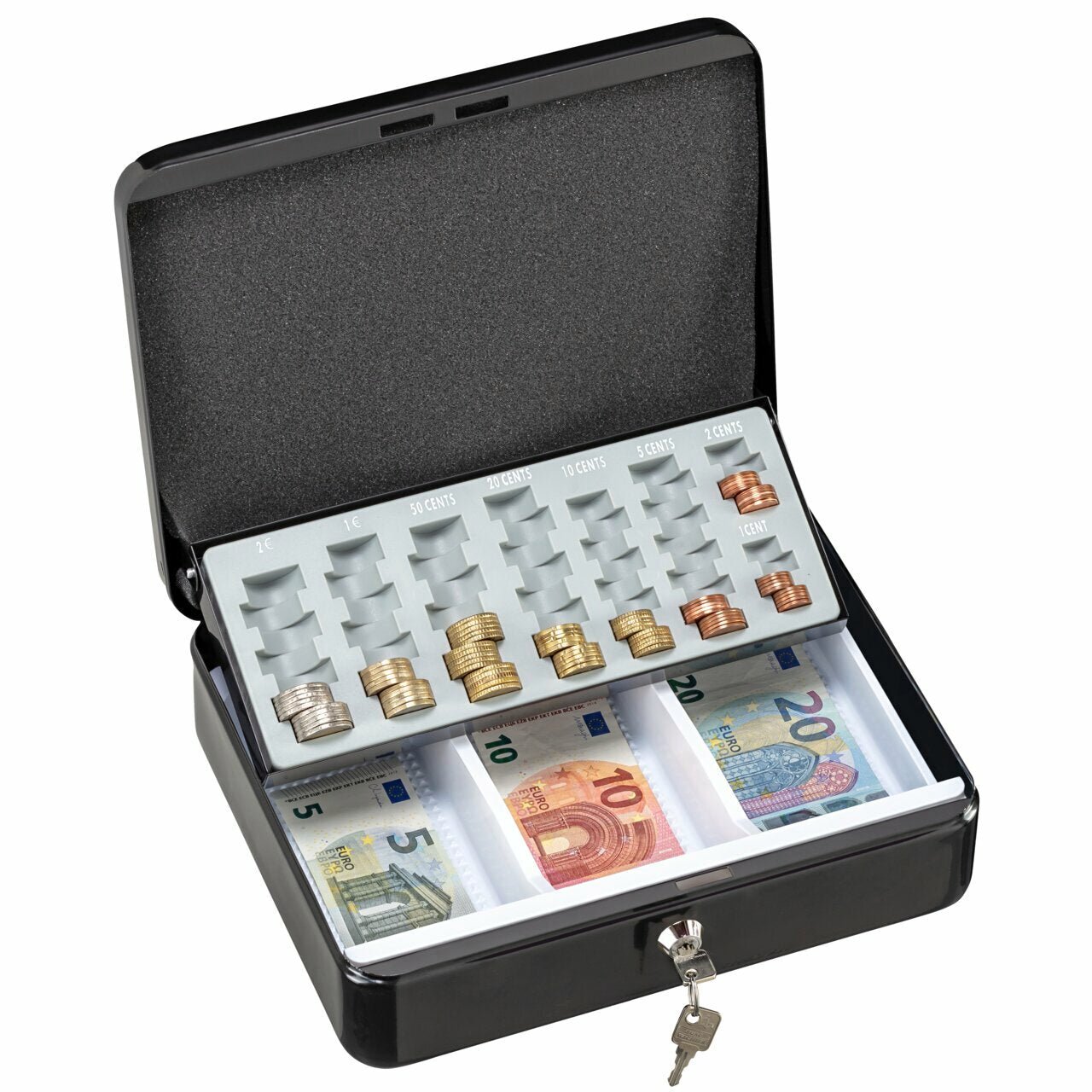 Tragbare Metall-kleine Geldkassette Schloss Geldkassette  Einzahlungskassette Safe Box Storage Eisen Box Passwort Geldkassette, 24/7  Kundenservice